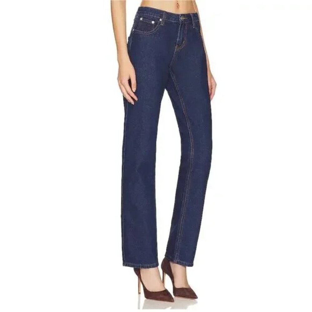 Superdown Jeans 28 Mia Straight Leg Dark Wash‎ NWOT